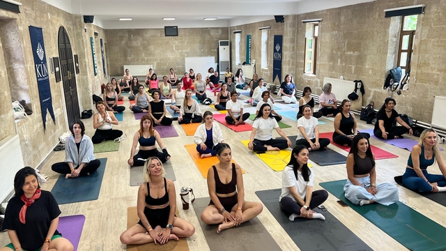 Kapadokya'da yoga festivali başladı