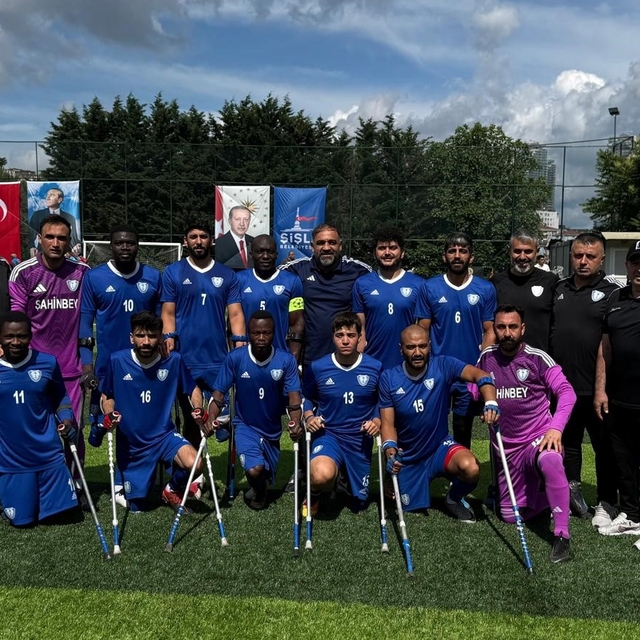 Şahinbey Ampute finalde 2-1