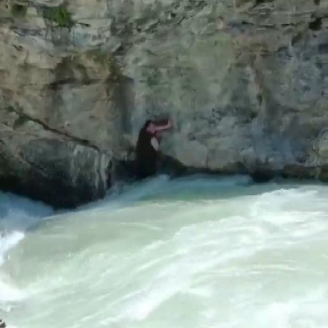 Ceyhan Nehri'nde boğulan vatandaşın son görüntüsü ortaya çıktı