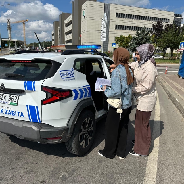Zabıta ekipleri YKS'de gençleri yalnız bırakmadı