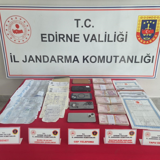 Keşan'da "tefecilik" iddiasıyla gözaltına alınan 6 şüpheli tutuklandı