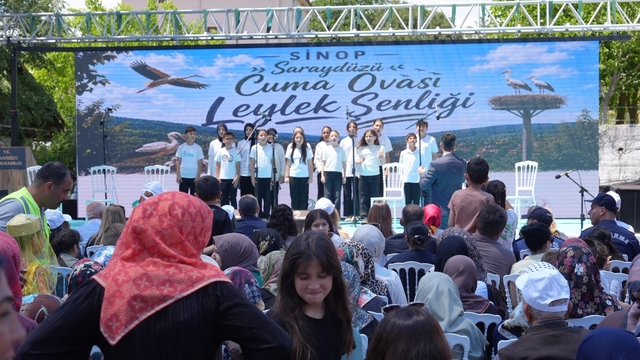 Sinop'ta Leylek Şenliği: Yavrular halkalandı