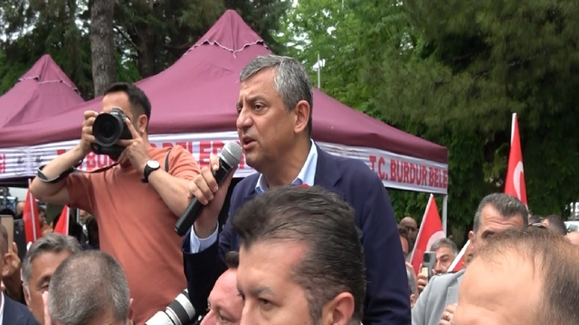 CHP Grup Başkanı Özgür Özel Burdur'da
