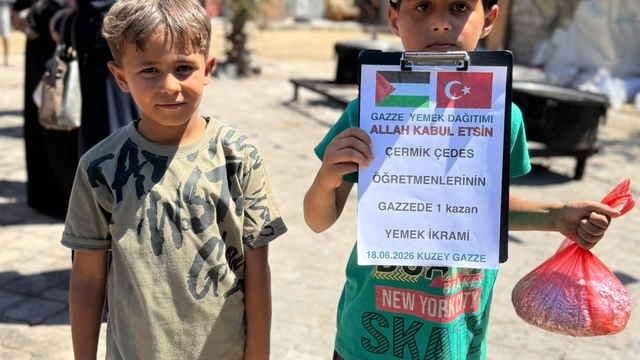 Çermik'ten Gazze'ye gönül köprüsü