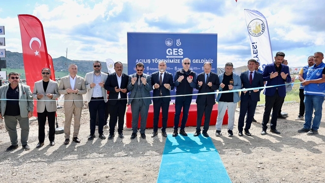 Özbelsan Güneş Enerji Santrali hizmete açıldı