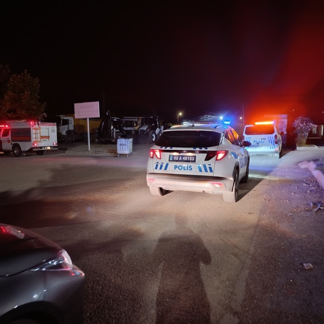 Adıyaman'da boş alanda klor gazı paniği
