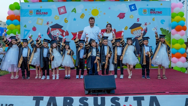 Tarsus Belediyesi kreşlerinde mezuniyet coşkusu