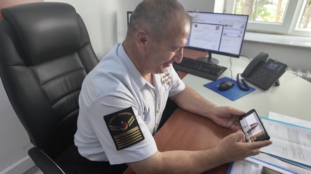 Yozgat'ta jandarma personeline 'Babalar Günü' sürprizi