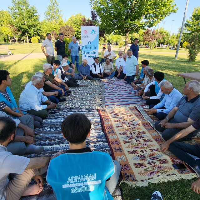 Adıyaman'da gençler ve yaşlılar aynı etkinlikte buluştu