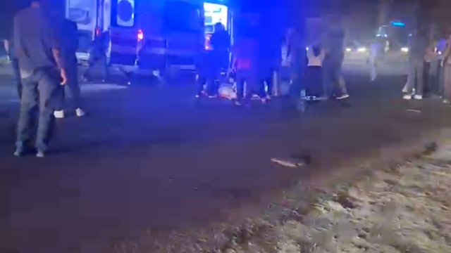 Otomobilin çarptığı yaya öldü