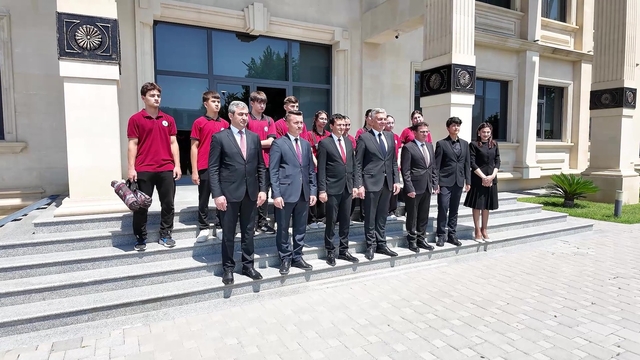 Denizli heyetine Azerbaycan'da sıcak karşılama