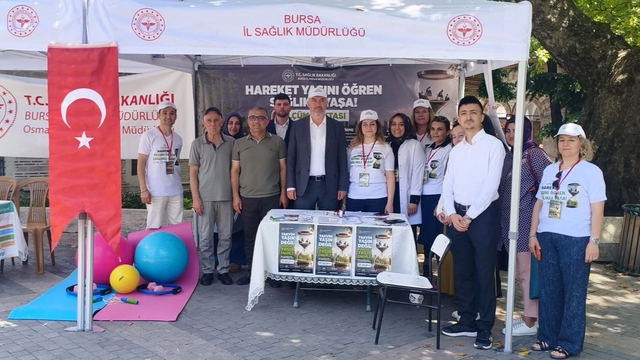 Bursa'da hareket yaşını öğren kampanyasına yoğun ilgi