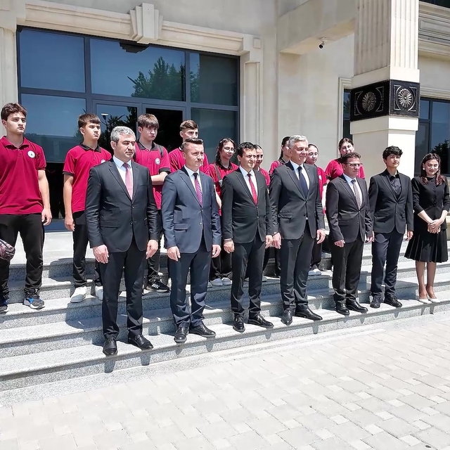 Denizli heyetine Azerbaycan'da sıcak karşılama
