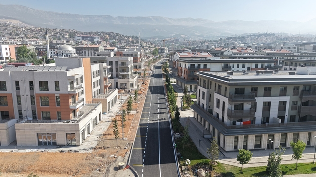 Kahramanmaraş'ın Azerbaycan Mahallesi asfaltlanıyor