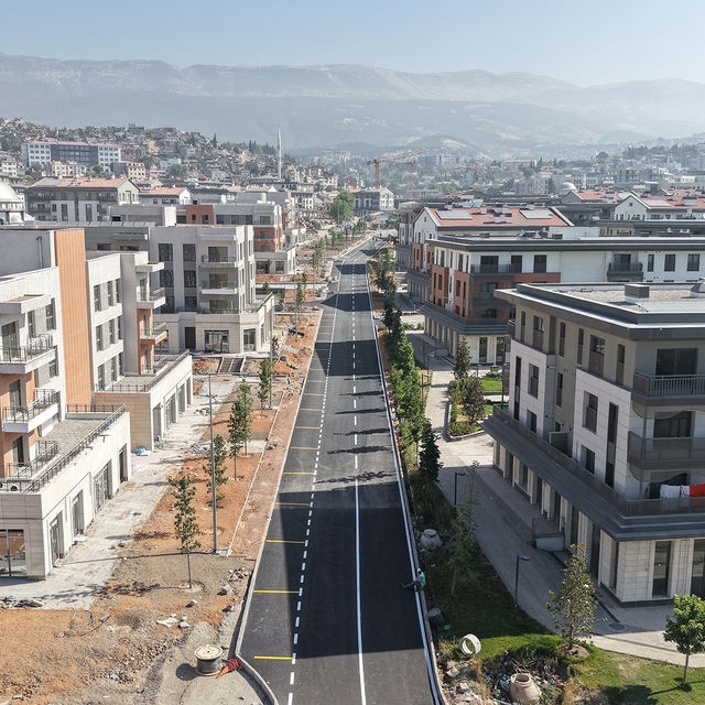 Kahramanmaraş'ın Azerbaycan Mahallesi asfaltlanıyor