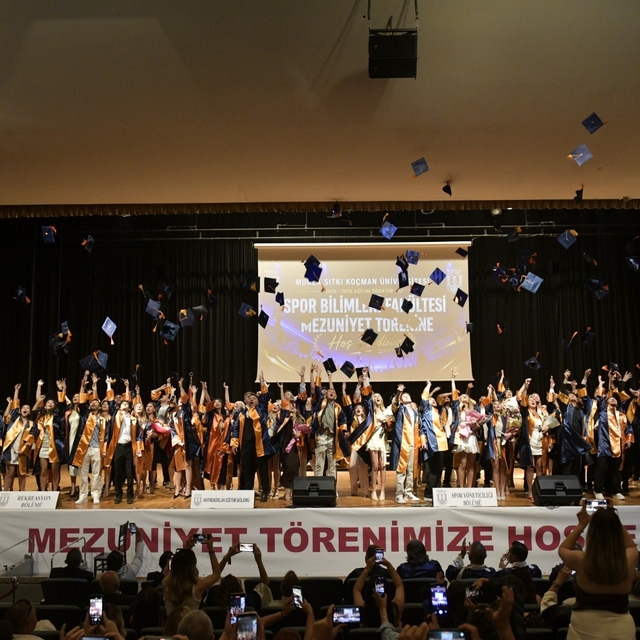 MSKÜ Spor Bilimleri Fakültesi mezunlarını uğurladı