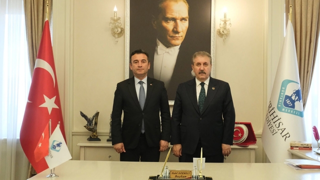 BBP Genel Başkanı Mustafa Destici'den Başkan Dökmeci'ye ziyaret
