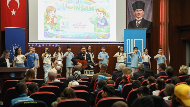 Bursa'da öğrencilere su tasarrufu dersi