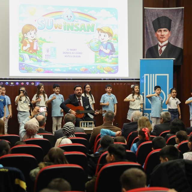 Bursa'da öğrencilere su tasarrufu dersi