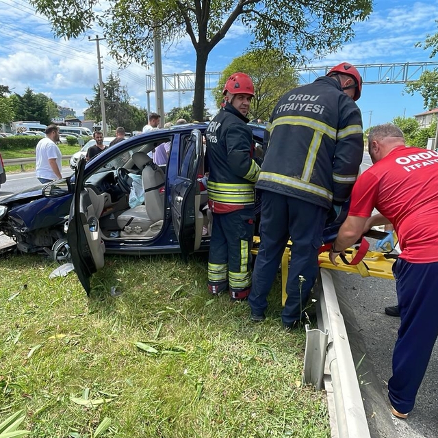 Ordu'da trafik kazaları: 5 yaralı