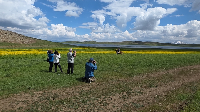 Doğa için deklanşöre bastılar: Dostlar Fotoğraf Grubu Van'ın sulak alanlarını fotoğrafladı