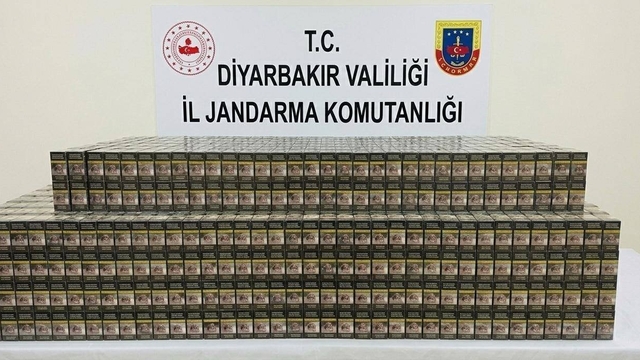 Diyarbakır'da 14 bin 988 paket kaçak sigara ele geçirildi