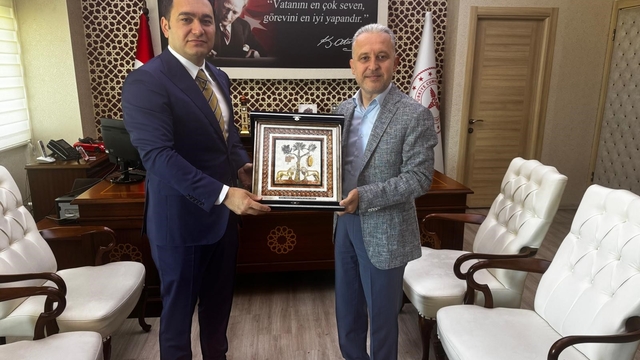 Başsavcı Emre'den Dr. Yılmaz'a veda ziyareti
