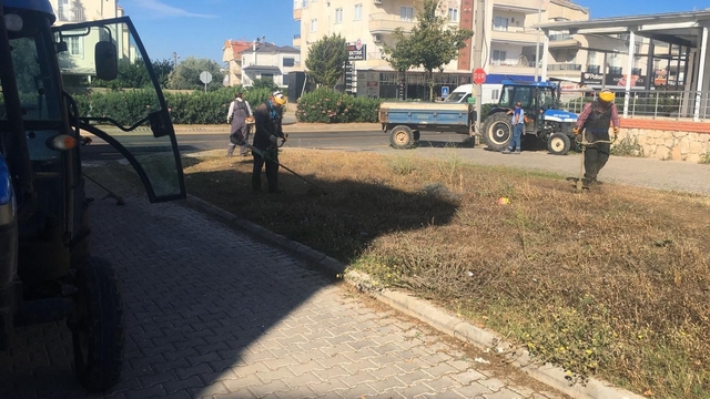 Didim Belediyesi yeşil alanlarda bakım çalışmalarını sürdürüyor