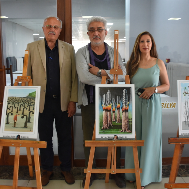 Boyabat'ta 2. Uluslararası Karikatür Yarışması ödül töreni yapıldı