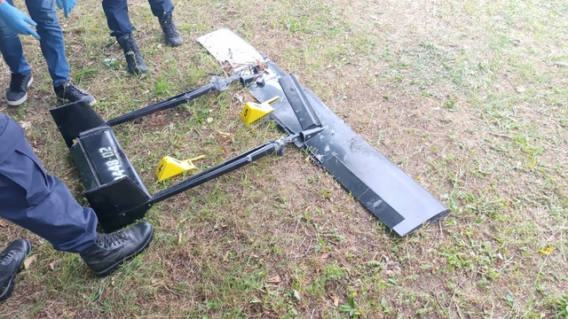 Samsun'da, Ukrayna'ya ait Kamikaze İHA parçası bulundu
