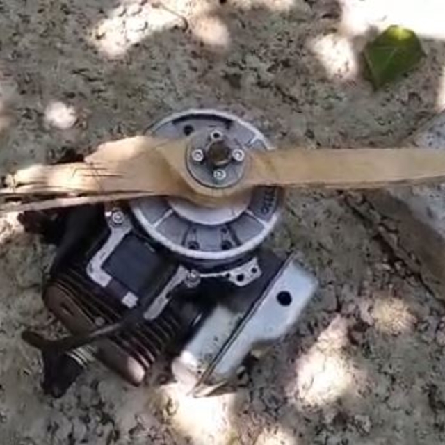 Kastamonu'da evin bahçesine İHA düştü