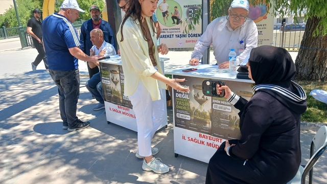 Bayburt'ta hareket yaşı taramaları sürüyor