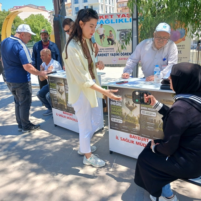 Bayburt'ta hareket yaşı taramaları sürüyor
