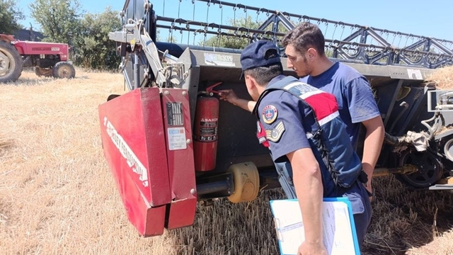Çanakkale'de orman yangınlarına karşı Jandarma'dan denetim