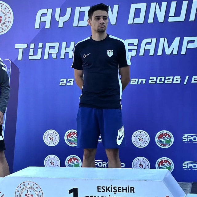 Aydınlı milli atlet Türkiye şampiyonu oldu