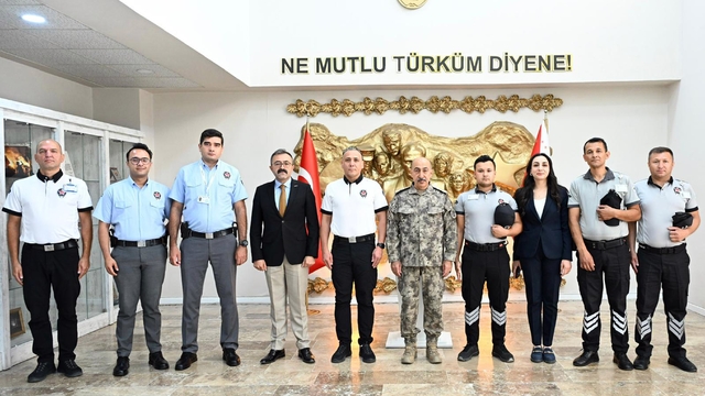 Özel Güvenlikçilerden İl Emniyet Müdürü Karadeniz'i ziyaret