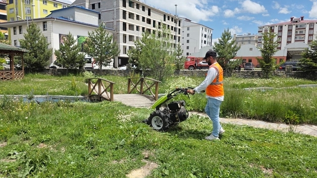 Belediye ekiplerinden yaz temizliği