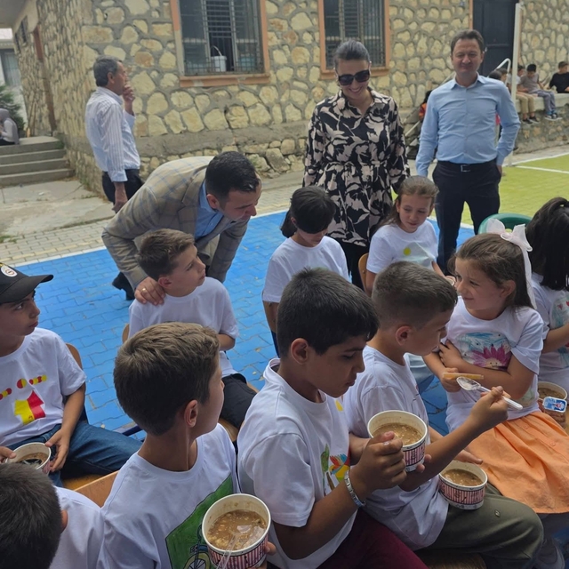 Kaymakam Algın, Karaburun'da aşure etkinliğine katıldı