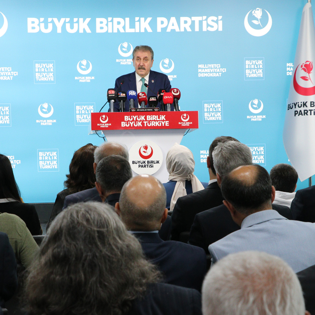 BBP Genel Başkanı Destici, basın toplantısı düzenledi: