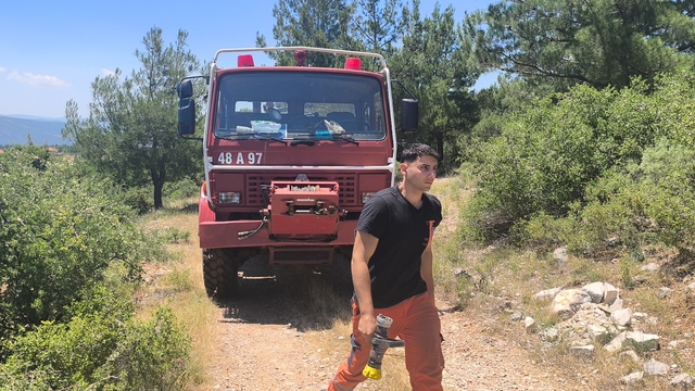 Muğla'da orman yangını ekiplerin hızlı müdahalesi ile söndürüldü