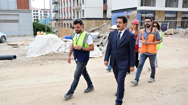 Başkan Taşkın rezerv alınanda incelemede bulundu