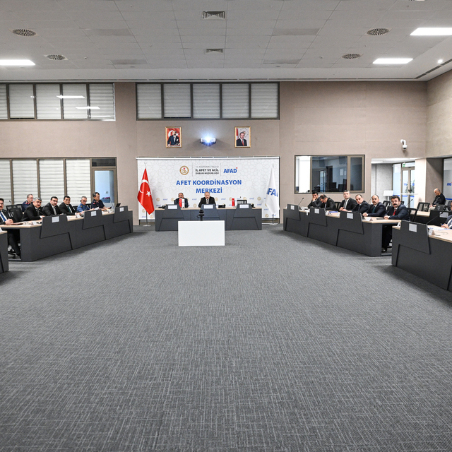 Kastamonu'da İl Güvenlik ve Asayiş Koordinasyon Merkezi Toplantısı yapıldı