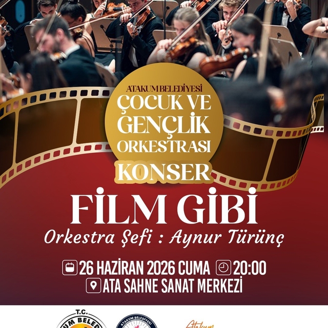 Atakum'da film gibi konser
