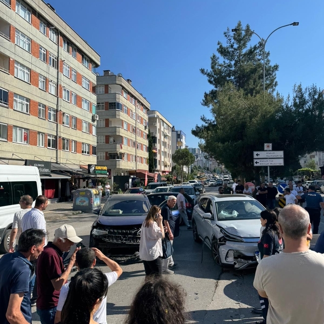 Samsun'da zincirleme kaza