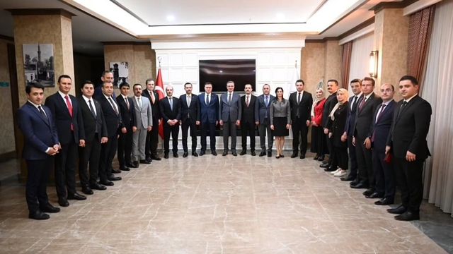 Kaymakamlara veda yemeği
