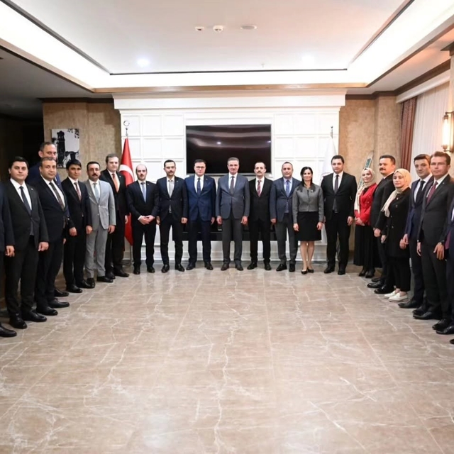 Kaymakamlara veda yemeği
