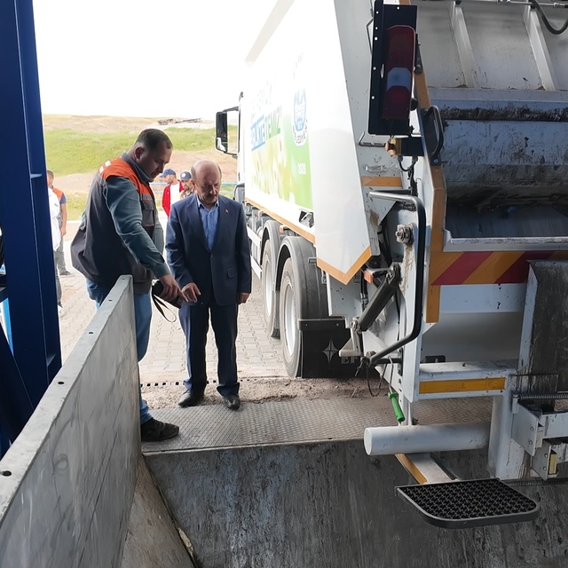 Şarkışla'da katı atık transfer merkezi hizmete girdi