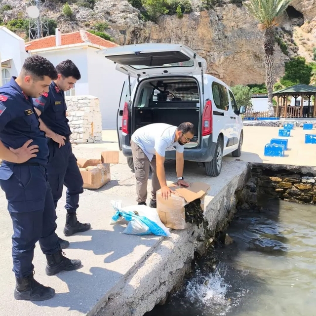 Söke'de kaçak su ürünleri nakline geçit verilmedi