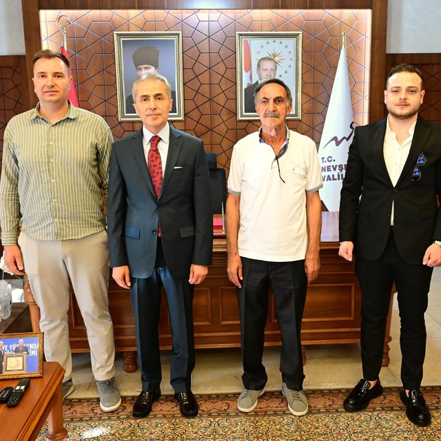 Nevşehir Valisi Kök, EMŞAV yönetimini kabul etti
