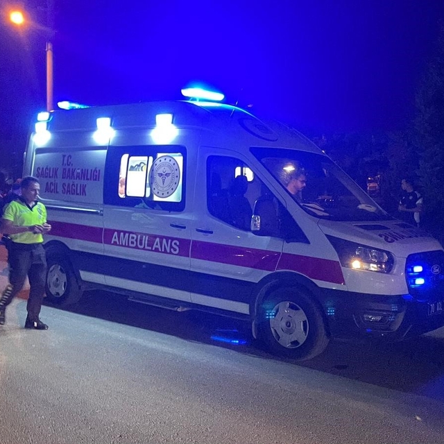 Karaman'da otomobille çarpışan elektrikli bisikletin sürücüsü yaralandı